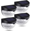 KBP Solar Fence Lights Outdoor Decorative Garden Lights Waterproof Wall
