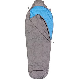 Cocoon Mountain Wanderer Volcano Sleeping Bag, Grey-Light Blue, 205 x 75 cm