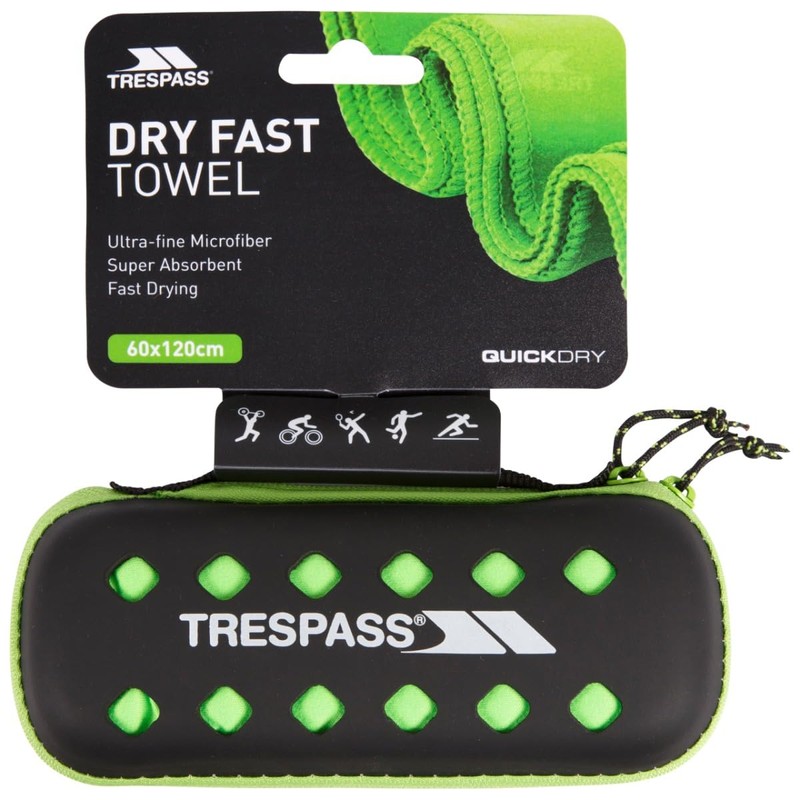 Trespass COMPATTO Quick Dry Ultrafine Microfibre Towel, 60cm x 120cm