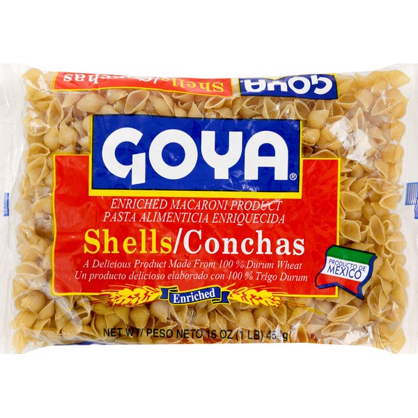Goya Shells Enriched Macaroni, 16 oz