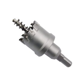 Hole Saw LAIWEI Carbide Hole Cutter Stainless Steel Metal Drill Bit Tungsten Alloy Drill Bit TCT Hole Saw Cutting Diameter 1-1/2"(38mm Hole Saw)