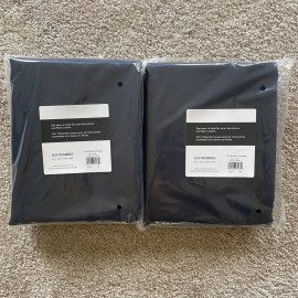 Lichtenberg  Two Panels Curtain Navy GRA-PT Size 54"x84" New