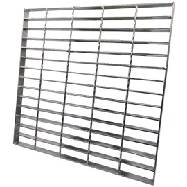 DuuMuut Galvanized Steel Drain Grate 20x20 in, B-Class 28100 lbs Heavy-Duty Driveway Channel Cover, Outdoor Trench Drainage Grate, Silver Square Metal Sewer Cover for Garage (True 19.7x19.7)