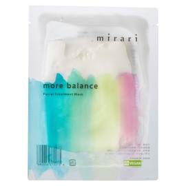 Mirari Facial Treatment Mask, More Balance, Facial Treatment Mask, More Balance, 5 Pieces, Sheet Mask, Healthy, Moisture and Oil Balance, Skin Tightening