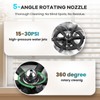 Huanyu Pitcher Rinser with 360 Degree Rotating High-Pressure Nozzle |
