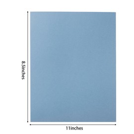 24 Sheets 8 1/2 x 11 Thick Paper Cardstock Blank Cards 300GSM Colorful for DIY Crafts Cards Making, Invitations, Scrapbook Supplies (Dusty-Blue)