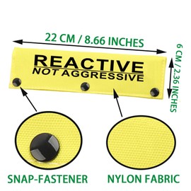 Reactive Not Aggressive Do Not Pet Dog Leash Sleeve Reactive Dog Leash Wrap (NOT AGGRESSIVE sleeves)