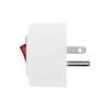 Maxxima 3 Outlet Grounded Wall Plug Adapter with On/Off Switch,
