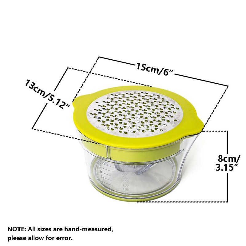 Manual Orange Juicer, Multi-purpose Fruit Squeezer Plastic Measuring Cup for