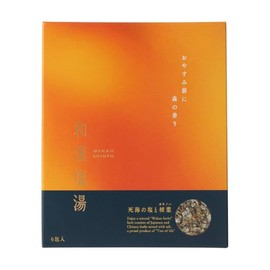 Seikatsu no Ki Wakan Shioyu Dead Sea Salt and Persimmon Leaves (Kakinoha) 1.1 oz (30 g) x 6 Packets