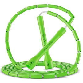 Honor Athletics 2.0 Cuerda para Saltar con Cuentas – Ajustable con Mangos Irrompibles y Cuentas a Prueba de Golpes para Entrenamiento Físico Avanzado