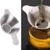 2 Pack Stainless Steel Tea Strainer Tea Funnel, Mini Fine