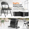 Fenbeli Padded Folding Chairs Set of 2 for Couples, Holds