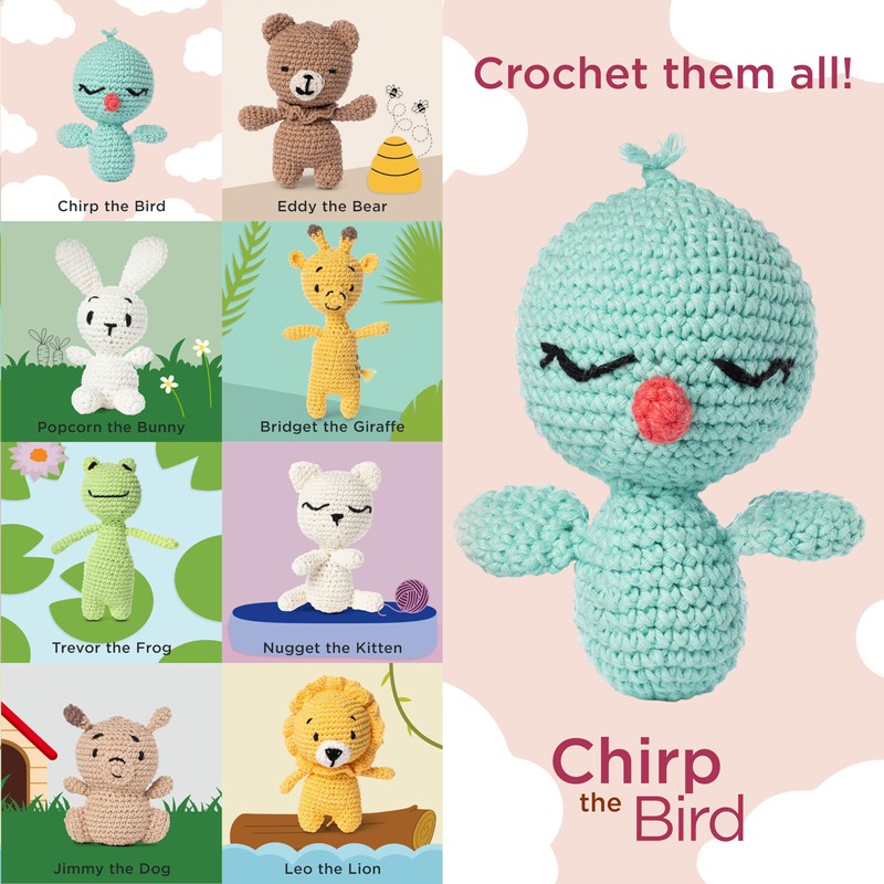 Red Heart Amigurumi Chirp The Bird Kit