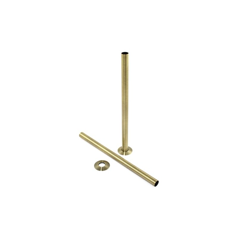 Hot Flow | 300mm Pipe Shroud/Sleeve (Pair) (Antique Brass)