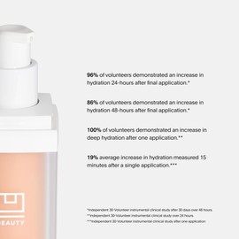 U Beauty The Super Tinted Hydrator - Mega-dose Skin Hydrator and Hyaluronic Acid Moisturizing Cream for Supple, Smooth, and Softer-Looking Skin For Up To 48 Hours - Shade 6-1.0 oz