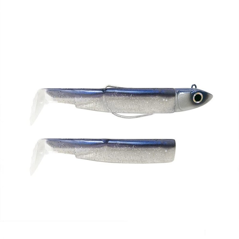 FIIISH - Leurre complet Black Minnow Bleu 12cm Off Shore