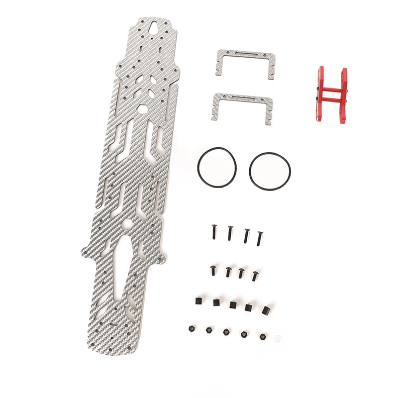RC Car Chassis Plate Narrow Vertical High Traction Carbon Fiber