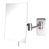 Jerdon JRT695N 6.5-Inch by 8.5-Inch Wall Mount Rectangular Makeup Mirror,