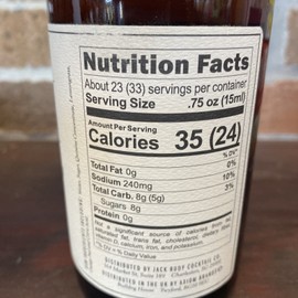 JACK RUDY Cocktail Co Small Batch Tonic 17 oz 503 ml Gin & Rudy Handcrafted