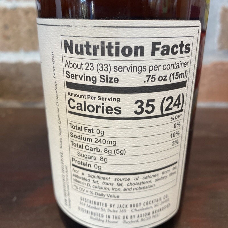 JACK RUDY Cocktail Co Small Batch Tonic 17 oz 503