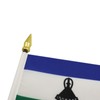 AZ FLAG Lesotho Table Flag 4'' x 6'' - Mosotho