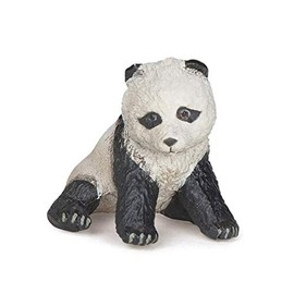 Papo WILD ANIMAL KINGDOM Tiere Figurine, 50135 Sitting Baby Panda, Multicolour