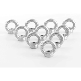 Ring nut/eyelet nut, M8, DIN 582, galvanised steel, pack of 10