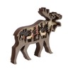 3D Wood Carving Animal Multi Layer Forest Animal Wood Carving