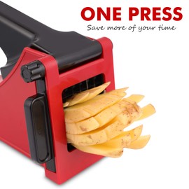 Geedel Manual Potato Chipper for Vegetables and Fruits, Professional Chip Cutter for Potato Veggies, Onions, Carrots, Cucumbers and More