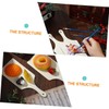 ABOOFAN 6Pcs Wooden Chopping Board with Handle for DIY Crafts