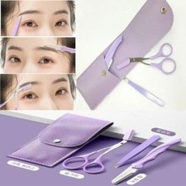 (Eyebrow grooming set purple Eyebrow grooming set purple) [Share King] Eyebrow grooming eyebrow correction knife women men eyebrow care neat eyebrow grooming 3 / (눈썹정리세트 퍼플 눈썹정리세트 퍼플)[사러왕]눈섭정리 눈썹수정칼 여자 남자 눈썹관리 깔끔눈썹 정리 3