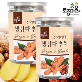 native village Tojong Village Premium Domestic Ginger Jujube Tea 30 Tea Bags [Fresh Can] x 2 Boxes / 토종마을 프리미엄 국산 생강대추차 30티백[싱싱캔] X 2통