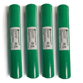 Batería Ni-MH de 3.6 V 3000 mAh (4 unidades) compatible con Streamlight Stinger 75375 75175 LED HP, XT, DS, PolyStinger, Pelican M9, FL126 linterna