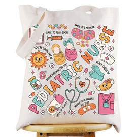 WZMPA Pediatric Nurse Tote Bag Pediatric Nurse Appreciation Gifts Pediatric Nursing Shoulder Bag Pediatrician Merchandise (Pediatric Nurse TG)