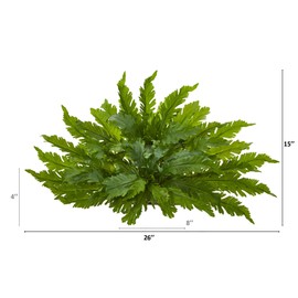Nearly Natural 26in. Fern Artificial Ledge Plant