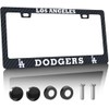 1PCS Carbon Fiber License Plate Frame for Dodgers