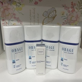 OBAGI Nu-Derm x 4  Toner 2oz ea NEW SEALTotal 8 oz  ( GIFT Face Serum )
