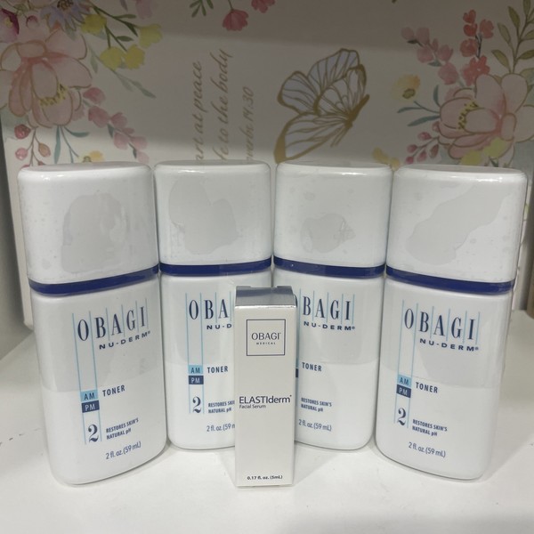OBAGI Nu-Derm x 4 Toner 2oz ea NEW SEALTotal 8