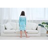 Girls Fleece Bathrobe Hooded Kids Sleep Robe Flannel Sleepwear Soft