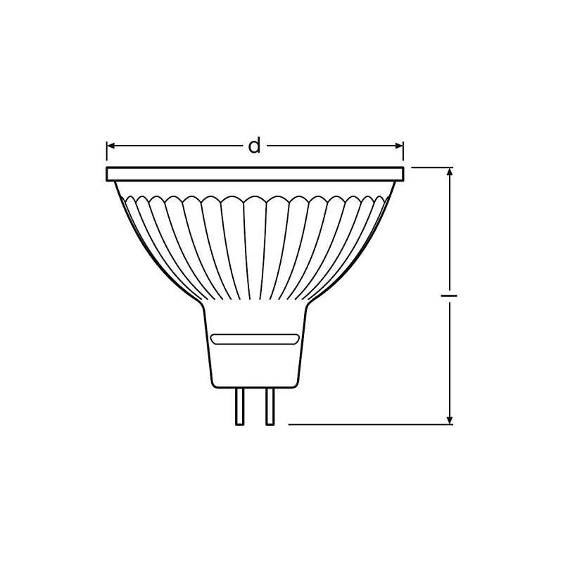 Osram 4058075105119 LED Lamps, pin Base, Reflector AR111, 16 W,