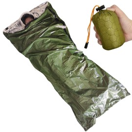 Sleeping Bag Waterproof Breathable Sleeping Bag for Winter, Cold Protection, Winter Zelt, Survival Sheet