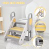 Foldable 3 Steps Stool for Toddlers, Folding Step Ladder with
