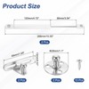 sourcing map 2Pcs Lid Support Hinges, 150N Gas Struts Soft