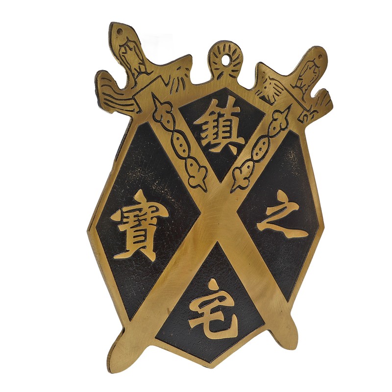 Bagua Mirror Strong Brass 12 Animal Signs Bring Auspiciousness Hermony