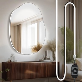 Vanity Mirror Lights, Hollywood Style Vanity Make Up Light, 10ft Ultra Bright White LED neon Light, Dimmable Touch Control Lights Strip, for Makeup Vanity Table & Bathroom Mirror, Mirror Not Included
