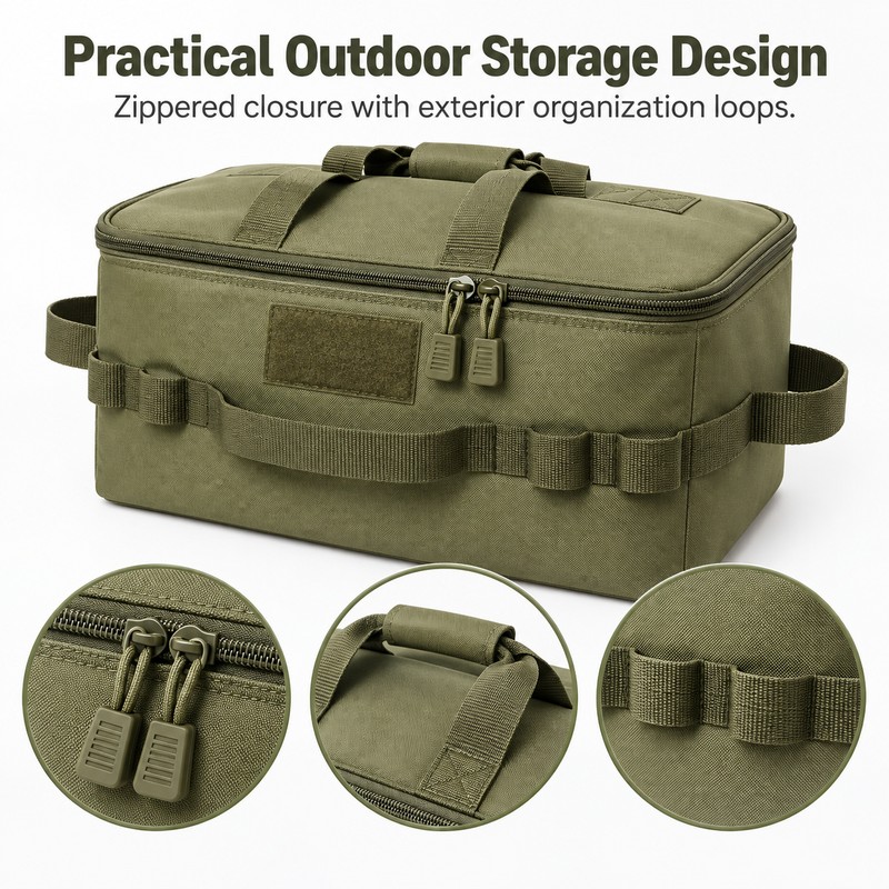 Camping Gas Canister Storage Bag for Outdoor Use – Large