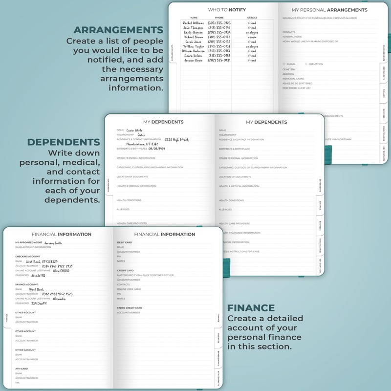 Clever Fox End of Life Planner – Final Arrangements Organizer