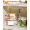 Trash Bag Dispenser 2 Pack (XL+S) - Acrylic Garbage Bags
