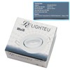 lighteu, 10x Flush-Mounted Spotlight Aluminium Frame, recessed GU10, MR16 (GU5.3)